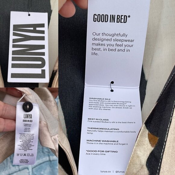 Kristen Giorgi x Lunya Washable Silk top size large - Picture 12 of 16